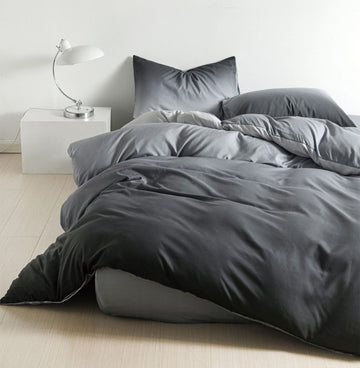 Lenjerie de pat bumbac satinat Deluxe - 1 persoana - 4 piese | 18200-C
