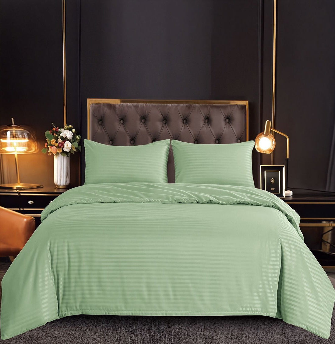 Lenjerie de pat damasc Hotelier - gama Premium - 4 piese | 19208-C