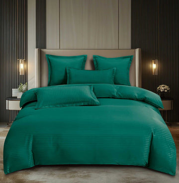 Lenjerie de pat damasc Premium gama Horeca - 6 piese | 16767-C