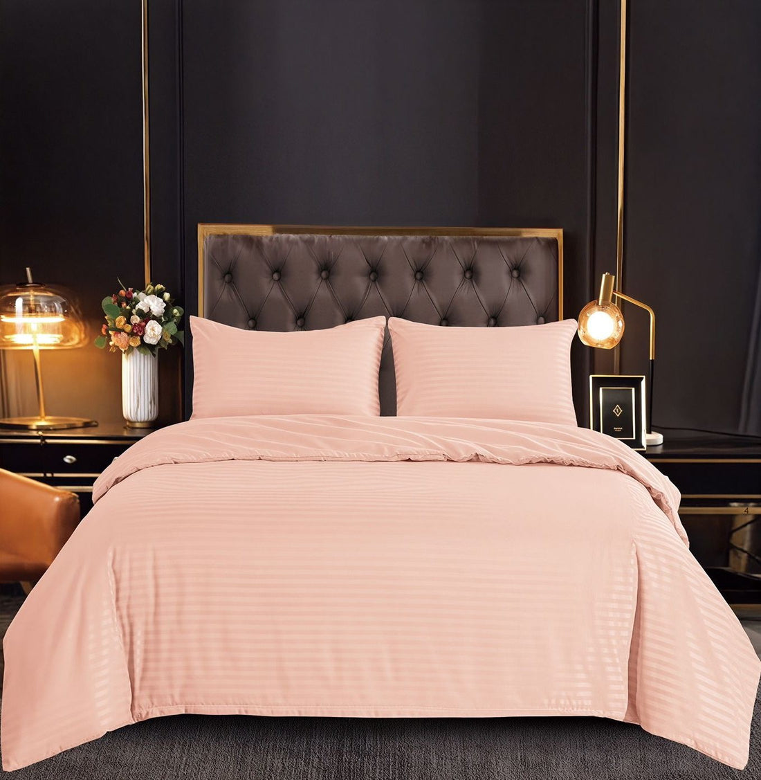 Lenjerie de pat damasc Hotelier - gama Premium - 4 piese | 19203-C