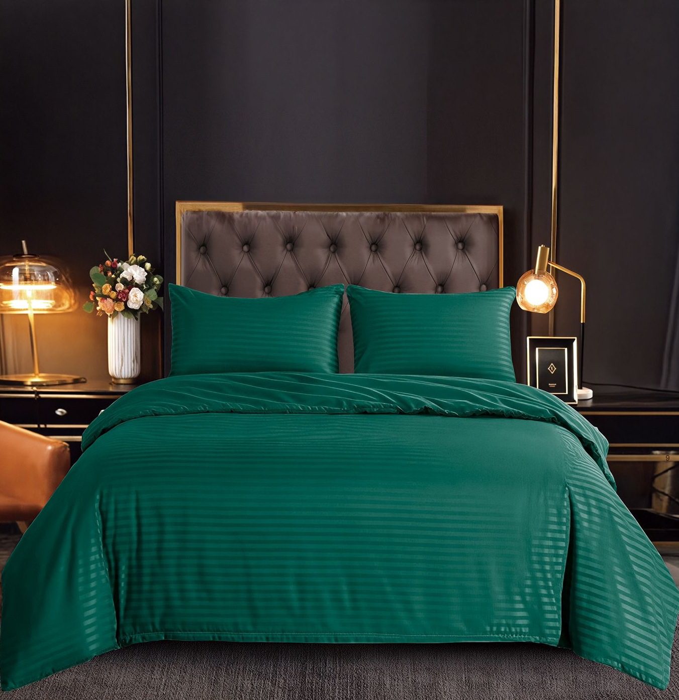 Lenjerie de pat damasc Hotelier - gama Premium - 4 piese | 19200-C
