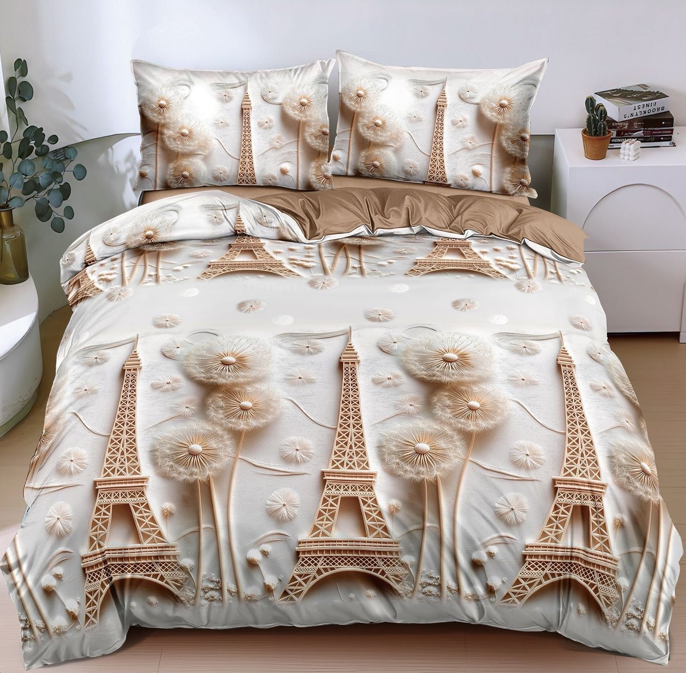 Lenjerie de pat bumbac satinat - gama Luxury - 4 piese  | 0175