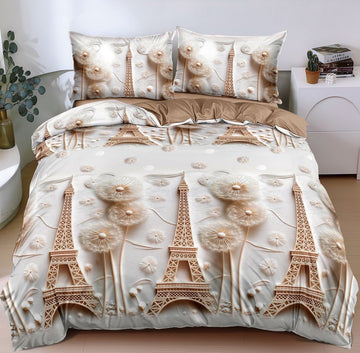 Lenjerie de pat bumbac satinat - gama Luxury - 4 piese  | 0175
