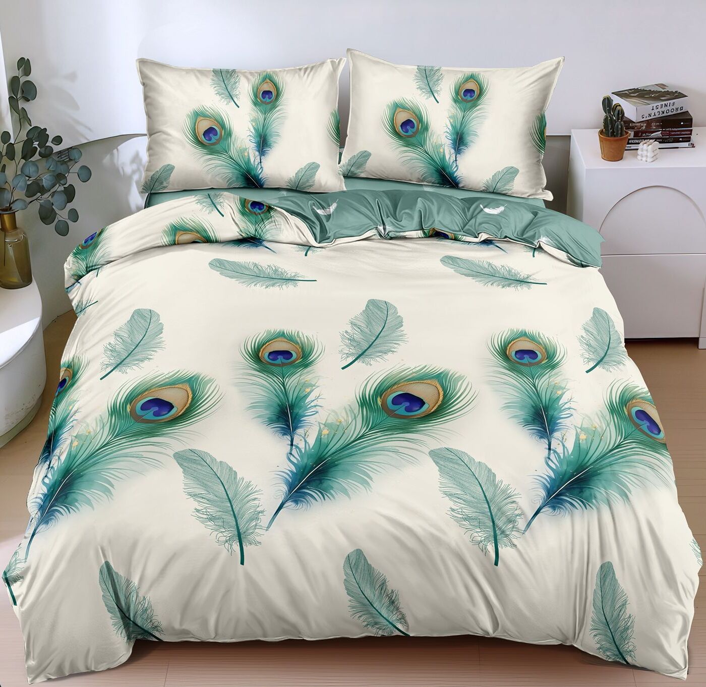 Lenjerie de pat bumbac satinat - gama Luxury - 4 piese  | 0190