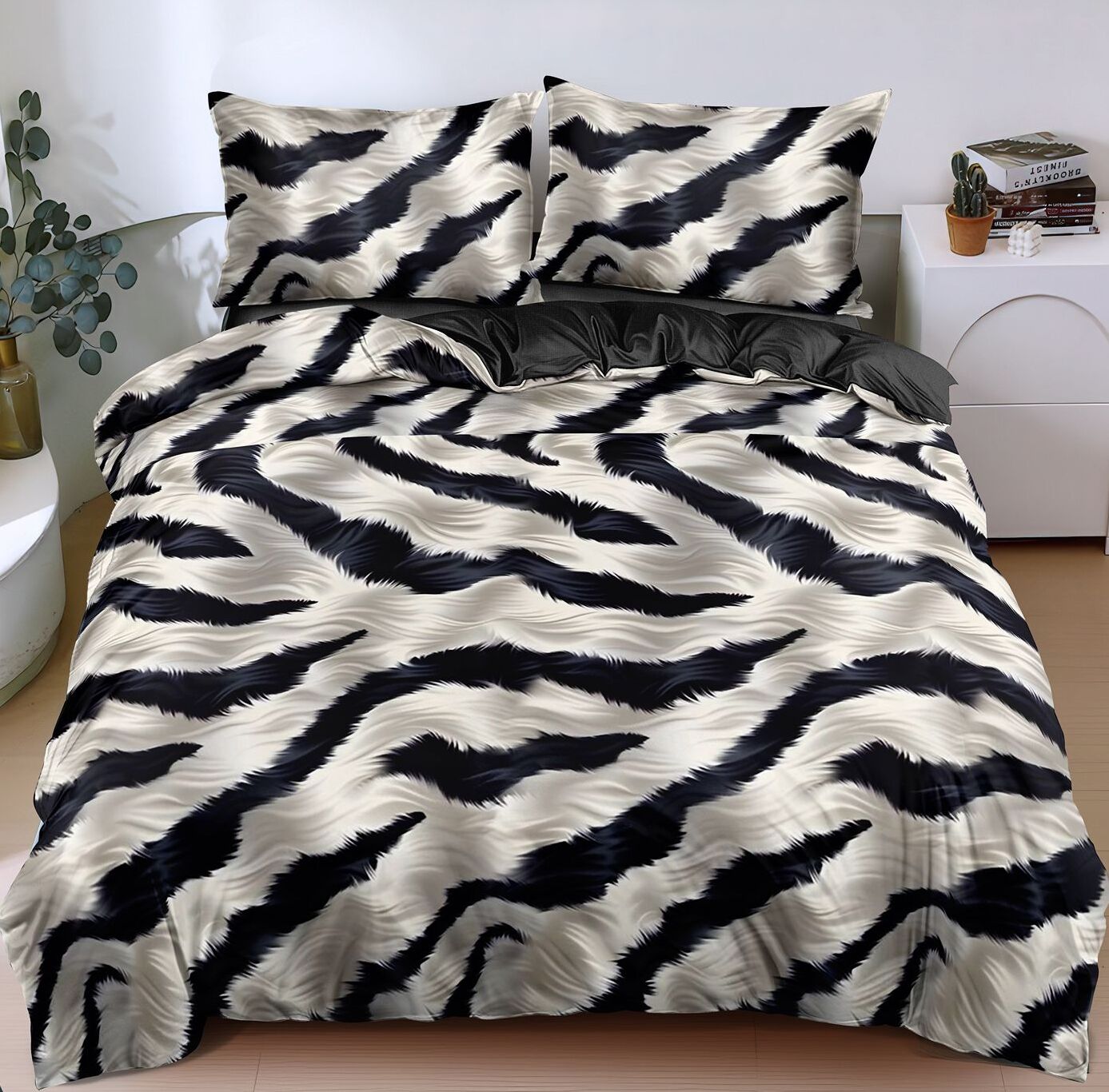 Lenjerie de pat bumbac satinat - gama Luxury - 4 piese  | 0191