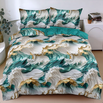 Lenjerie de pat bumbac satinat - gama Luxury - 4 piese  | 0208