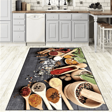 Covor Bucatarie, Design Condimente, Antiderapant | 6763